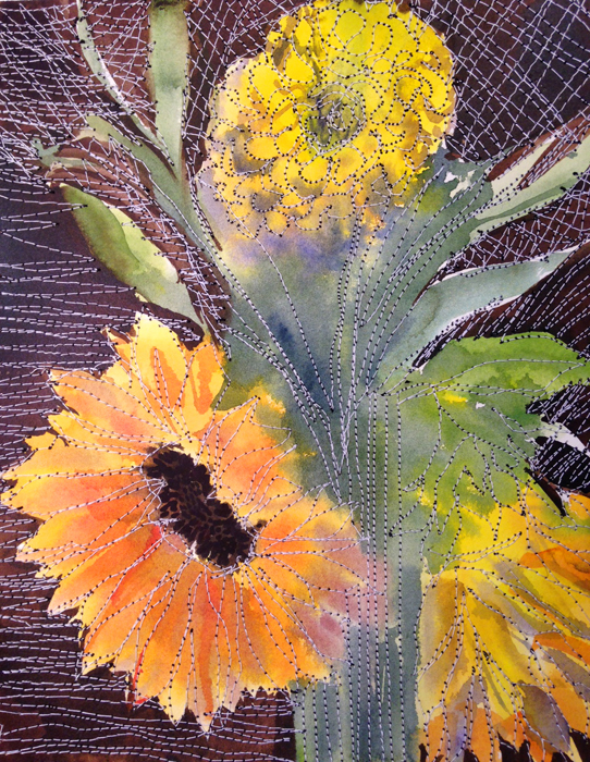 sunflowers and zinnia 7-17-16 web